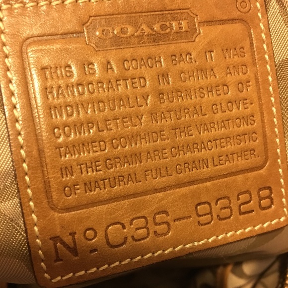 Coach brown/tan duffle hand bag - Picture 2 of 8